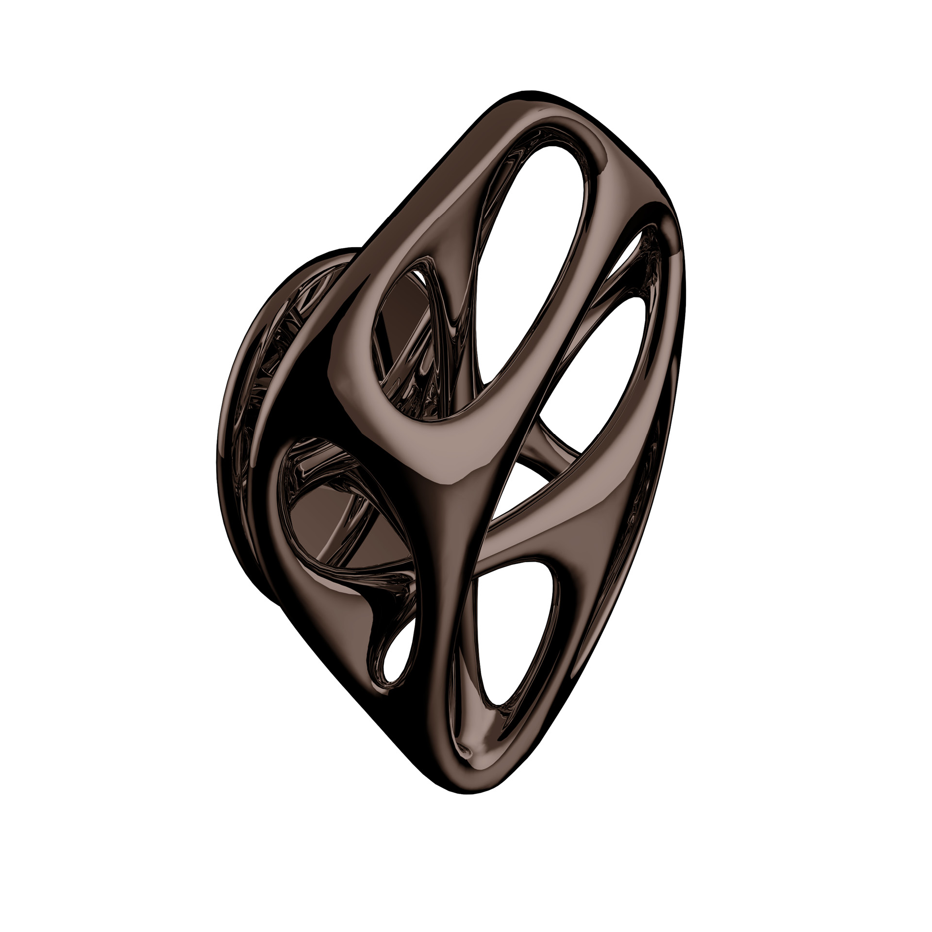 Fixed door knob AF.00.005.MCH Mirror Chocolate