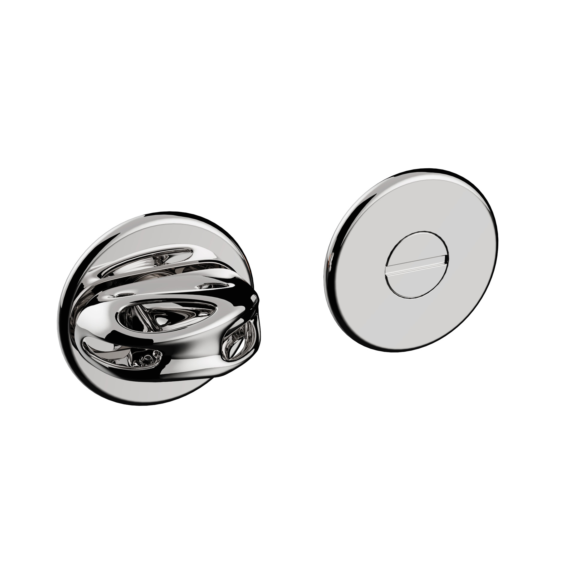 Condena de baño AF.04.001.TP Mirror Polished Titanium
