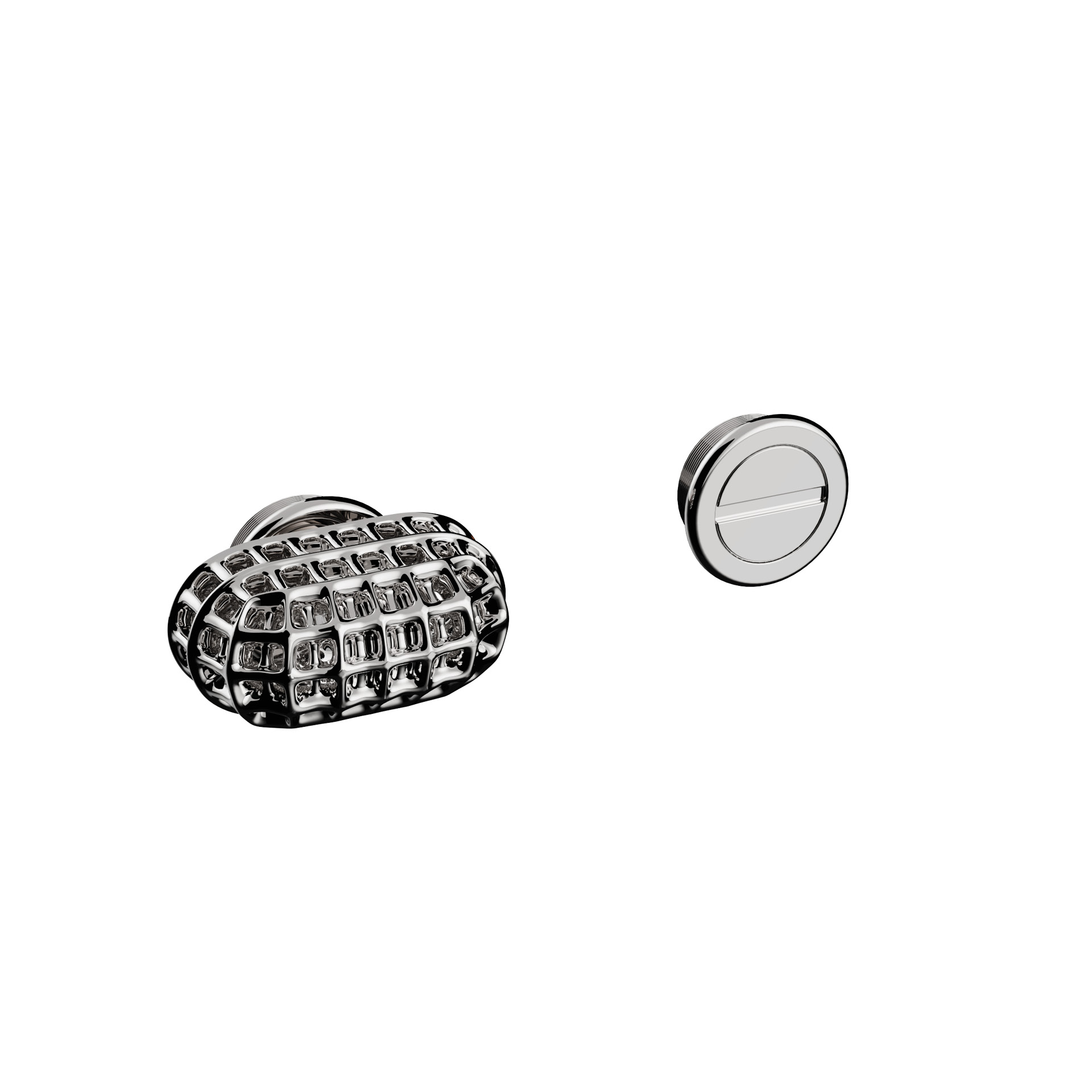 Condena de baño AR.04.002.TP Mirror Polished Titanium