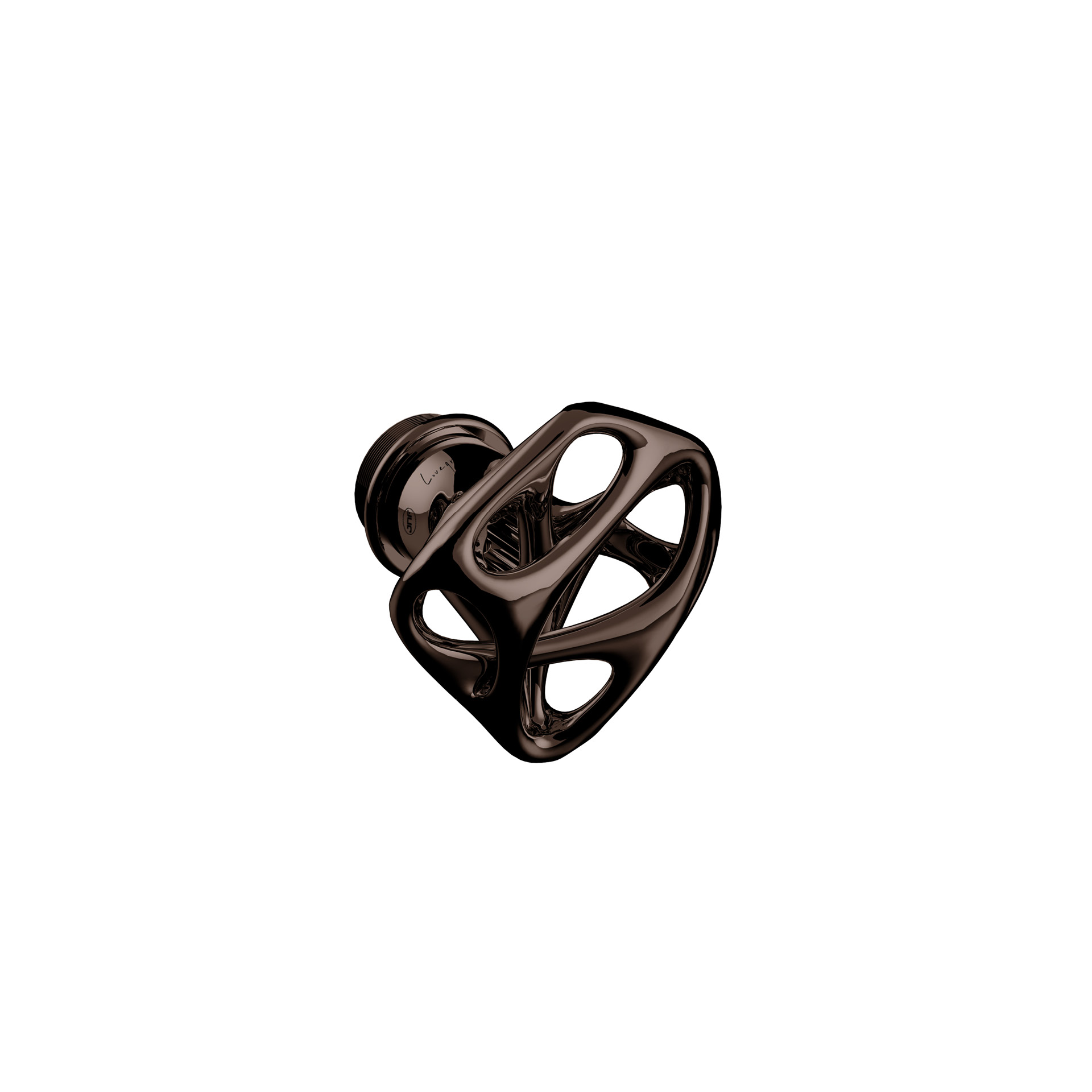 Turning door knob AF.00.004.MCH Mirror Chocolate