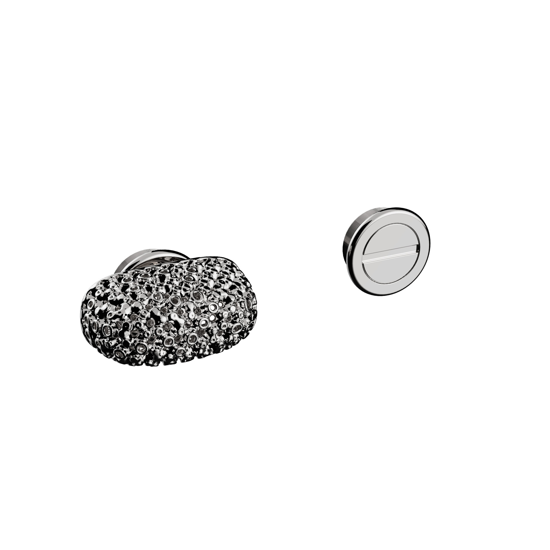 Condena de baño SY.04.002.TP Mirror Polished Titanium