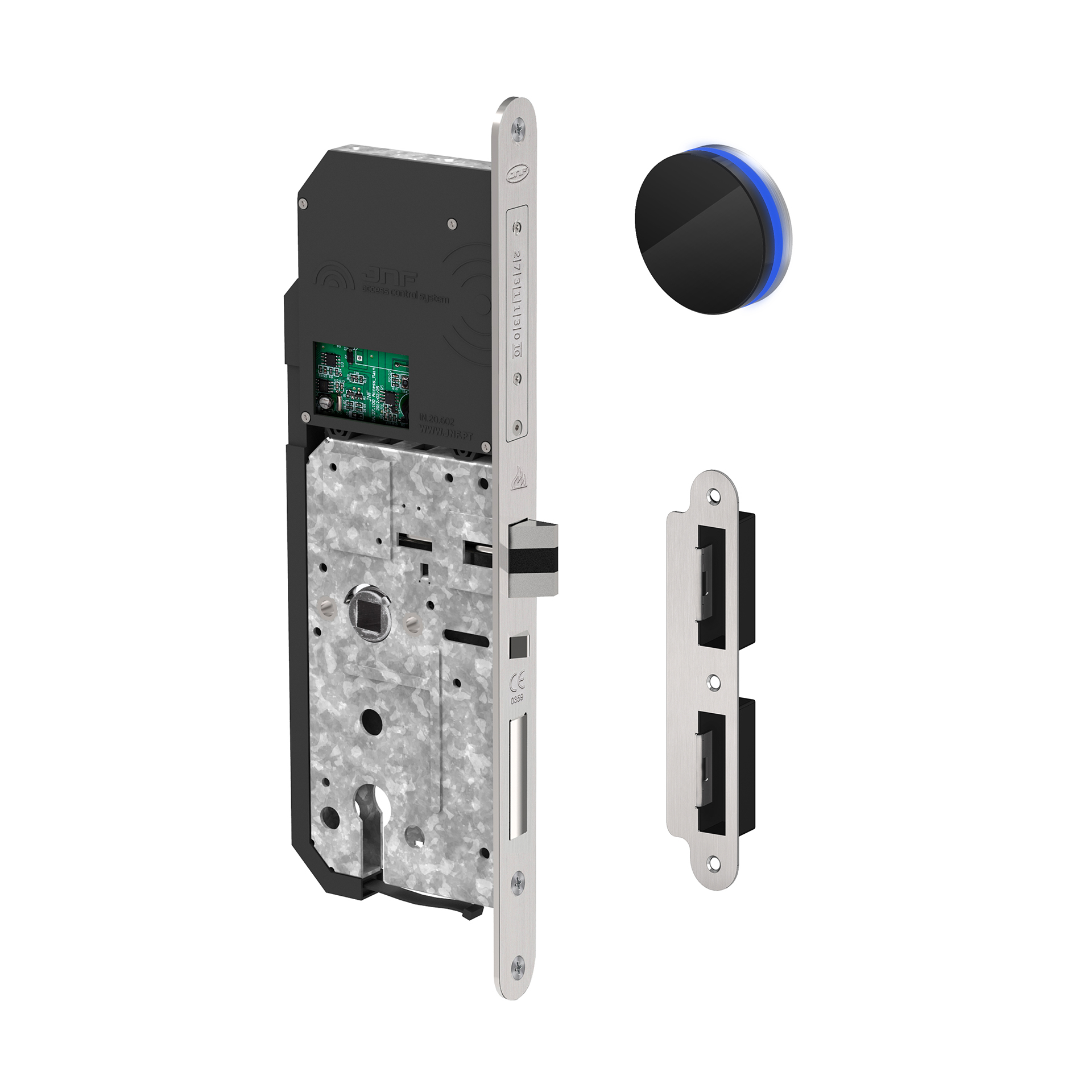 Electronic lock IN.20.602.E Satin