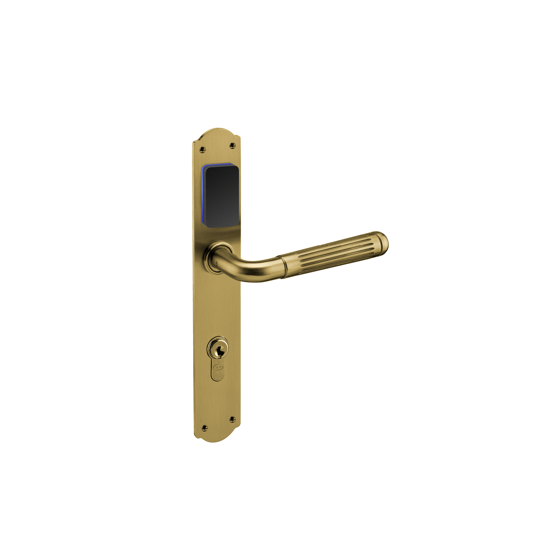 Electronic lock IN.27.300.D.TG PVD Titanium Gold