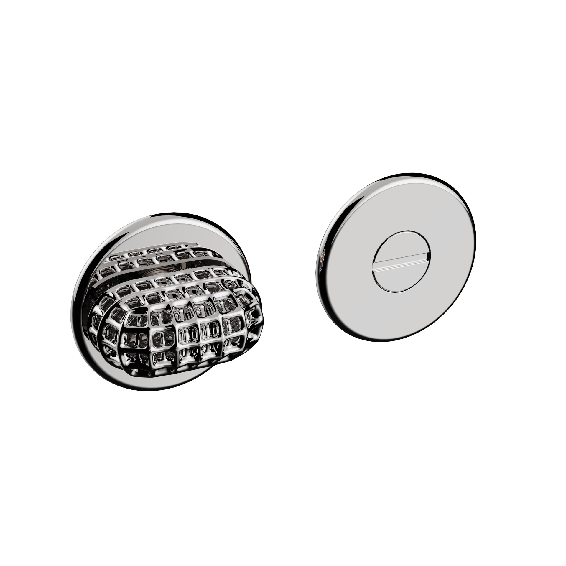 Condena de baño AR.04.001.TP Mirror Polished Titanium