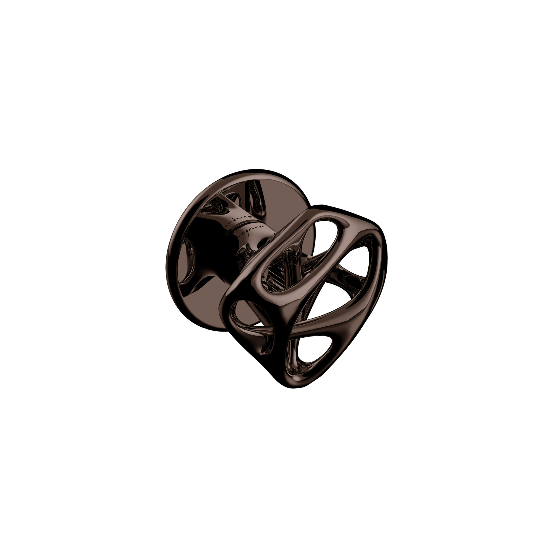 Turning door knob AF.00.003.MCH Mirror Chocolate
