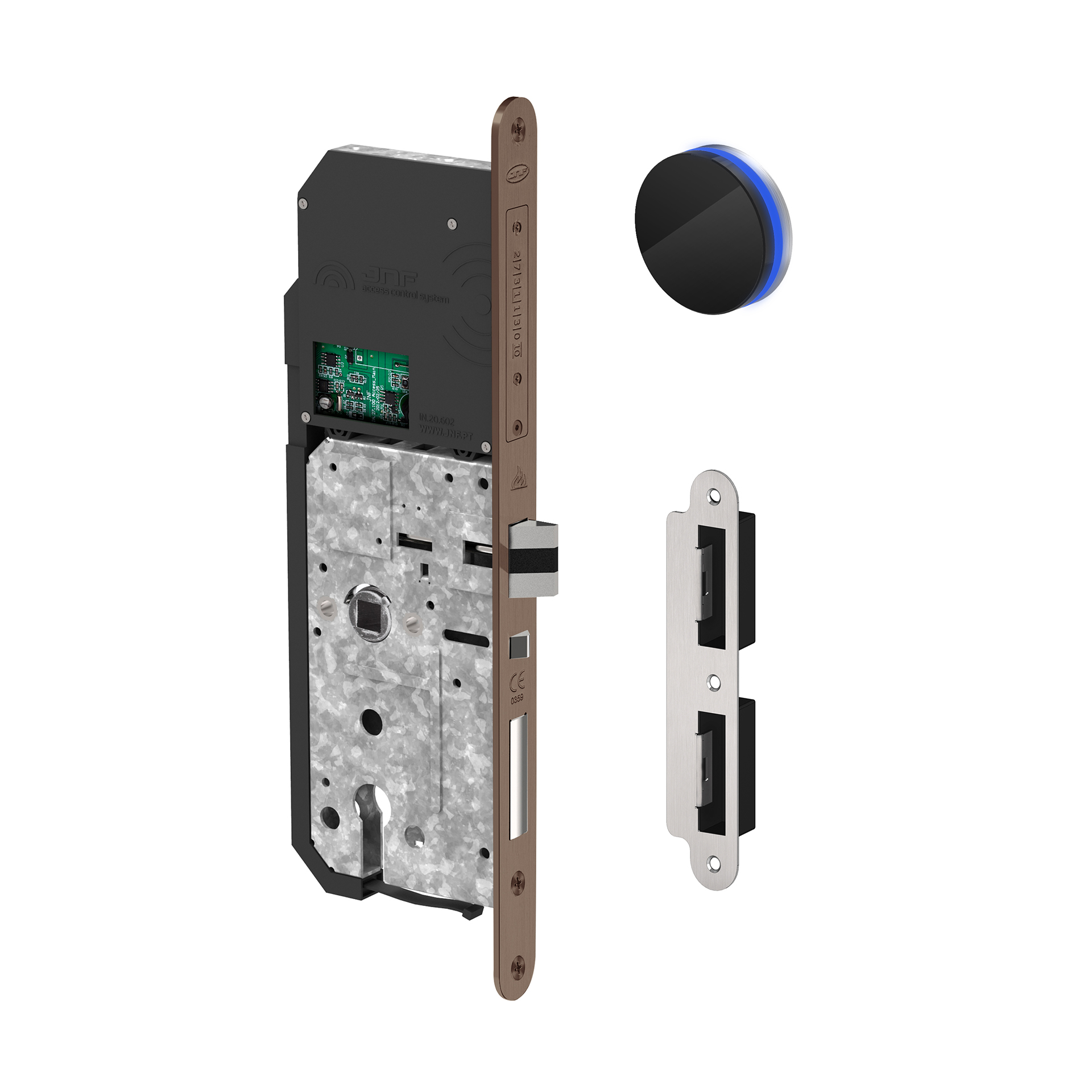 Electronic lock IN.20.602.E.TCH PVD Titanium Chocolate